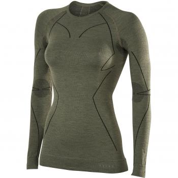 Camiseta Térmica Falke de Manga Larga Mujer Wool-Tech