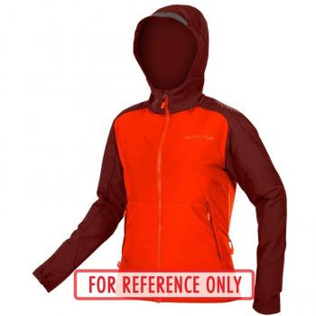 Endura Chaqueta MT500 Freezing Point de Mujer, cortavientos para ciclismo, color naranja, talla XS