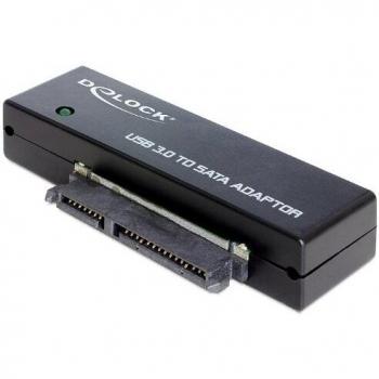 Convertidor DeLOCK USB 3.0 a SATA 6 Gb/s - Adaptador para SSD y Disco Duro