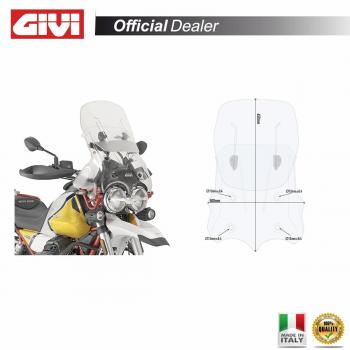 Parabrisas Ajustable GIVI Airflow para Moto Guzzi V85 TT (2019) AF8203