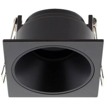 Downlight LED MOS UGR17 Square 7W Negro/Negro Blanco Cálido