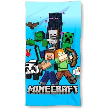 Minecraft Cotton Beach Towel for Kids 70x140 cm