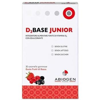 D3Base Junior 30 Caramelo Frutos del Bosque