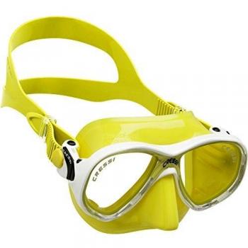 Cressi Marea Jr New Máscara, Unisex niños, Amarillo, 7-13 años