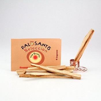PALOSANTO - Incienso Palo Santo Seleccion - 5 Palitos - Madera Sagrada Bursera Graveolens de Perú - Aroma Intenso y Dulce - Producido de Forma Etica y Sostenible