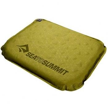 Sea to Summit Delta V Self-Inflating Camping Seat - Insulated Olive Green