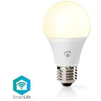 NEDIS - Bombilla LED Inteligente con Wi-Fi - Blanco Cálido - 800 LM - 9 W - E27