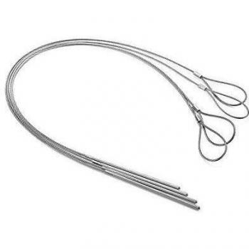 Outset Flexible Pinchos, Acero Inoxidable, Juego de 4