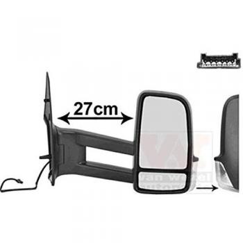 Espejo Retrovisor Eléctrico Calefactable Derecho de Largo Brazo para Volkswagen Crafter desde 2009 - Van Wezel 5862826