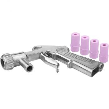 Kit con pistola de chorro de arena air siphon con arenado abrasivo con 4boquillas de ceramica de 45567mm