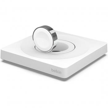 Belkin BoostCharge Pro 3-en-1 con MagSafe - Base de carga inalámbrica para iPhone, Apple Watch y AirPods, Blanco