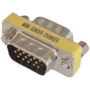 Adaptador E+P CC 829, 15 pines HD, Macho/Macho, Metálico