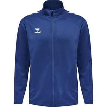 Hummel Chaqueta Core Xk Poly, Sudadera Hmlcore Xk Poly Zip, Azul auténtico, Small Unisex Adulto