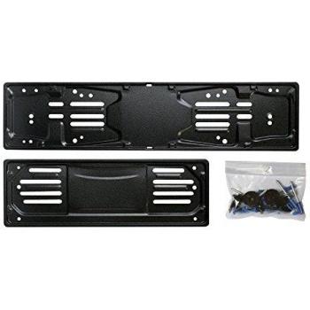 Cora 000116007 Kit soporte de placa de matrícula 1999 delantera y trasera de metal con Kit de fijación