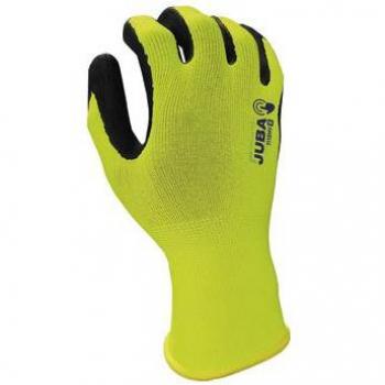 Guante desechable de nitrilo negro talla L