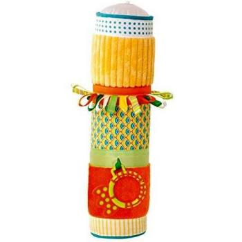 LUDI - Tubo sensorial 40 x 10 cm a Partir de 10 Meses, Rodillo Inflable Que desarrolla la destreza - Funda de Tela con Actividades sensoriales, Motivos y Texturas - Ref. 2851