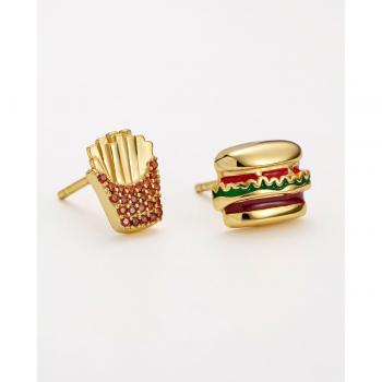 Pendientes asimétricos Ear Candy Fast Food