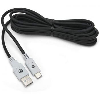 Cable de Carga PowerA USB-C a USB-A para PlayStation 5, 3 metros, Negro (1516957-01)