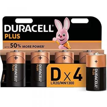 Duracell - Plus D, Pilas Alcalinas