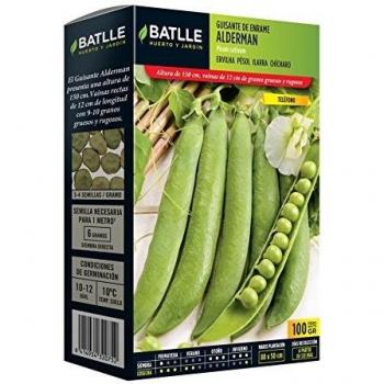 Semillas Leguminosas - Guisante de Enrame Alderman 100 Gr. - Batlle