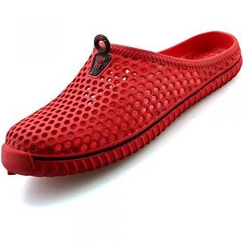 katliu Zapatillas de Jardín Mujer Hombre Zuecos Suave Ligeras Verano Sandalias de Piscina Transpirable Chanclas Antideslizante para Enfermería Trabajo Playa Piscina Gimnasio Baños
