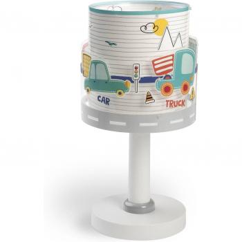 Lámpara de mesa infantil Baby Travel con efecto aviones y coches