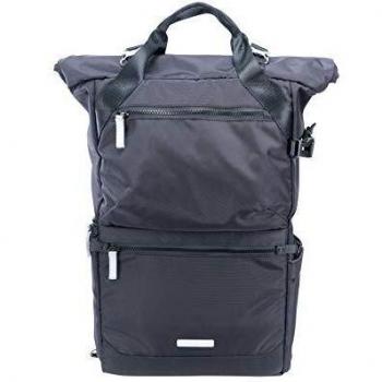 Mochila para una cámara, 2-3 objetivos, tablet y accesorios, color negro