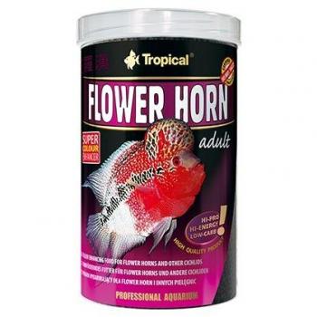 Tropical Flower Horn Young Pellet Comida para Mascotas, Natural, 250 ml