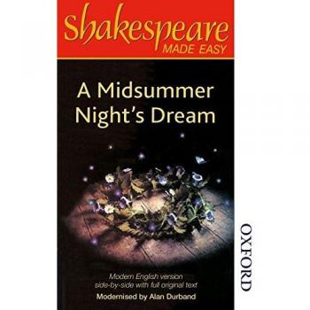 Shakespeare Made Easy: A Midsummer Night's Dream (Tapa blanda) - Edición de tapa blanda, análisis simplificado de la obra, incluye resumen y explicaciones de personajes y temas