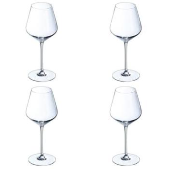 Caja 4 Copas de Vino Cristalín 47cl Transparente Ecológicas Aptas para Frigorífico - Cristal D'Arques Ultime