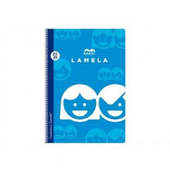 Cuaderno Básico Lamela Folio 80 Hojas Cuadrícula 5mm Ref.07F005