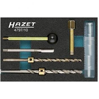 Kit de reparación de roscas para inyectores HAZET 4797/10 - 10 herramientas