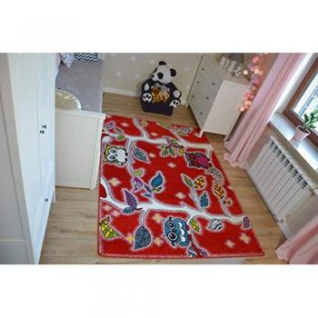Alfombra infantil bosque rojo C427 160x220 cm