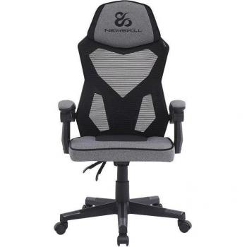 Newskill Eros Silla Gaming Ergonómica con Malla Acolchada Negro Gris