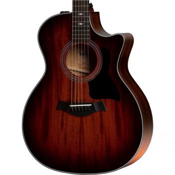 Taylor 324ce V-Class Western Guitar with Case - Edgeburst Finish