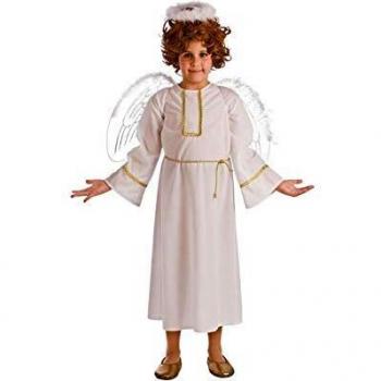El Rey del Carnaval Disfraz de Ángel Blanco para niños