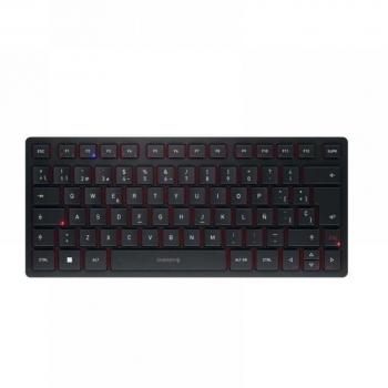 CHERRY KW 9200 MINI Teclado Inalámbrico Bluetooth AZERTY Belga Recargable Negro