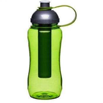 SAGAFORM botella de agua de hielo de pistón, verde