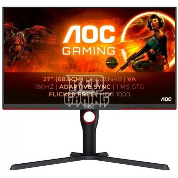 AOC G3 Q27G3XMN/BK 27 2K Ultra HD LED Black Computer Monitor