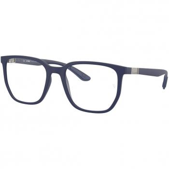 Gafas Recetadas Ray-Ban RX7235 5207 para Hombre, Azules, Tamaño 55 mm