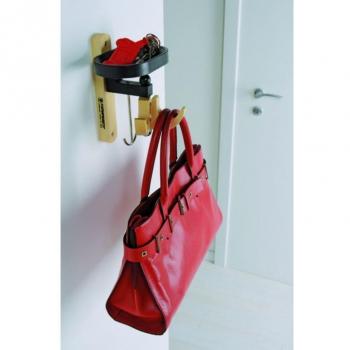 Foppapedretti F27963 pared portaoggetti con Tidy Bowl, Nogal