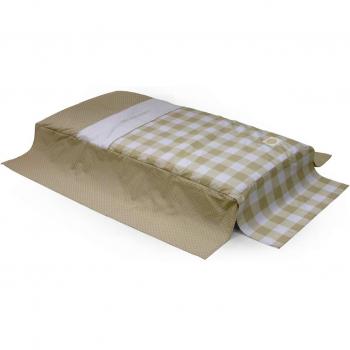 Cambrass Bebe - Edredón para cuna, 60 x 120 cm, color beige