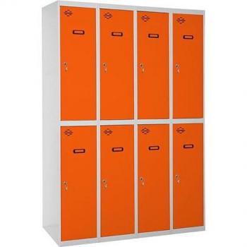 Taquilla metálica profesional montada SIMONLOCKER PROF.MON. TANDEM 4/8 300 (1200) GR/NA - 97233W4212 - Simon Rack