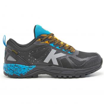 Kelme TRAIL TRAVEL Zapatillas Hombre Running Membrana Dry Tech Trail Senderismo Negro Azul