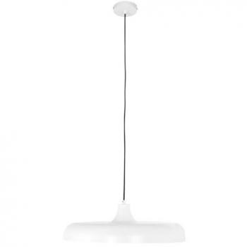 Lámpara colgante Krisip - Blanco mate - Metal y vidrio - 50 cm - E27 - 2677W