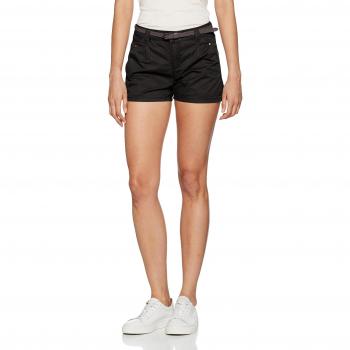 VERO MODA Vmboni Nw Clr Noos, Shorts para Mujer, Negro