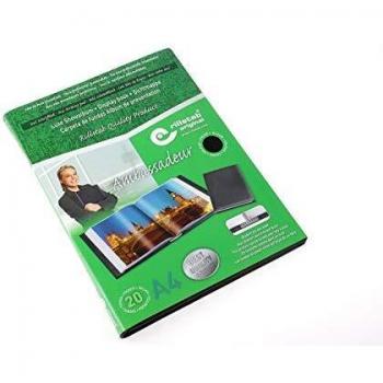 Protector de Documentos Rillstab Ambassadeur A4, 20 Bolsillos, Color Negro