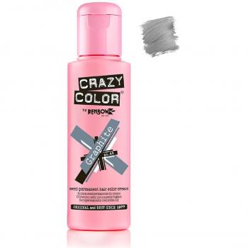 Crazy Color Semi Permanent Hair Colour Cream 100ml - Graphite (4pcs)