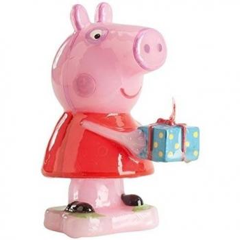 Dekora - Vela de Cumpleaños de Peppa Pig con un Regalo