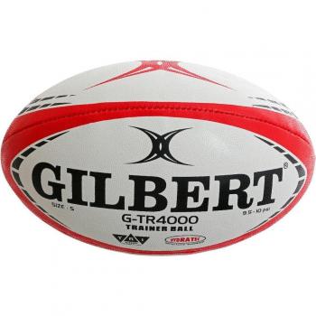 Balón de Rugby Gilbert G-TR4000 Talla 5 Blanco y Rojo